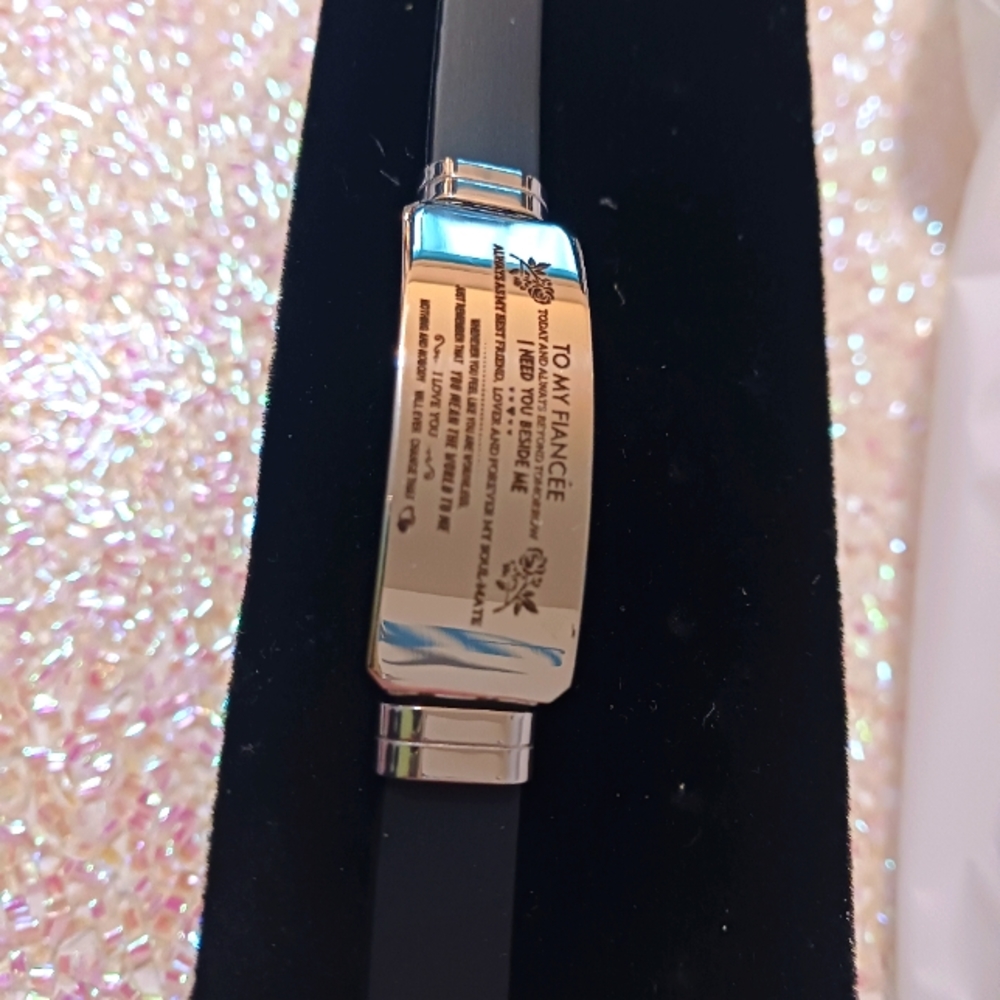 To my fiance  bracelet